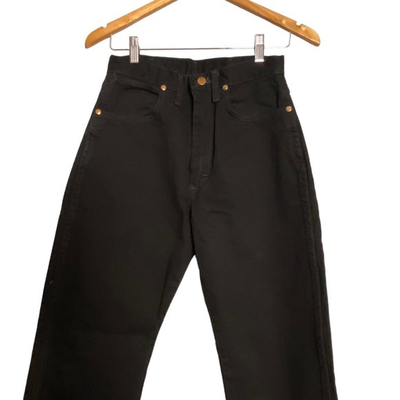 NWOT Womens Wrangler Cowboy Cut Slim Fit Jeans Black - Picture 6 of 11